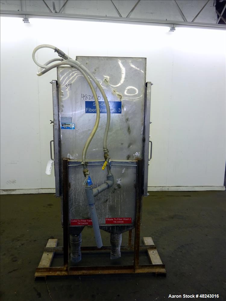 Used Johnson Screens Vee-Wire DSM Sieve-Bend Screening Unit, 304/316 Stainless